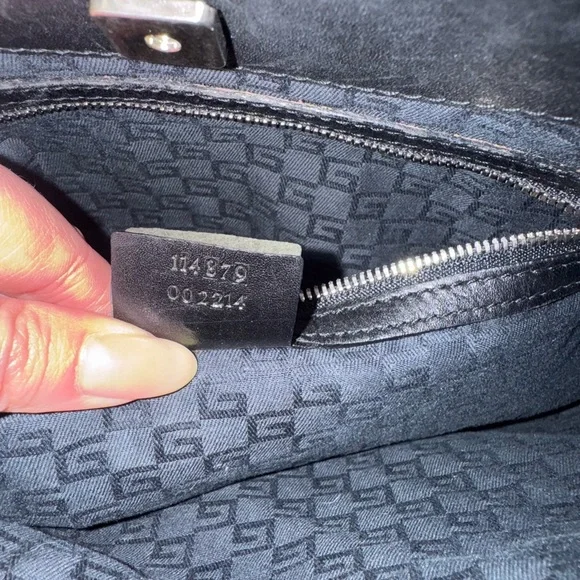 Gucci Black Shoulder Bag G Reins - Picture 10 of 14